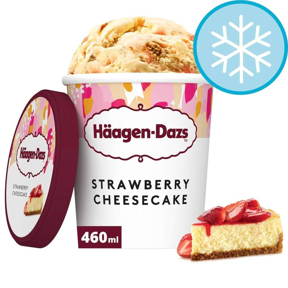 Haagen-Dazs ice cream 460ml - Salted Caramel, Strawberry Cheesecake & more, Clubcard price