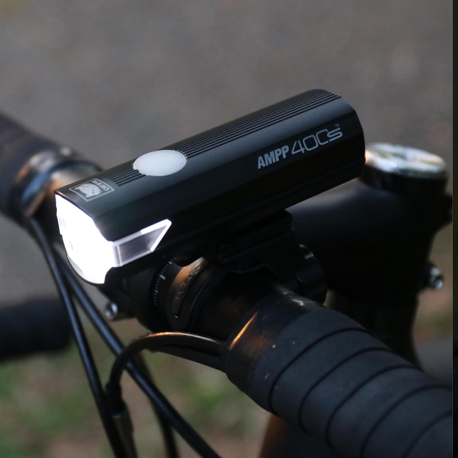 CatEye AMPP 400S LED Bicycle Front Light, USB Rechargeable
