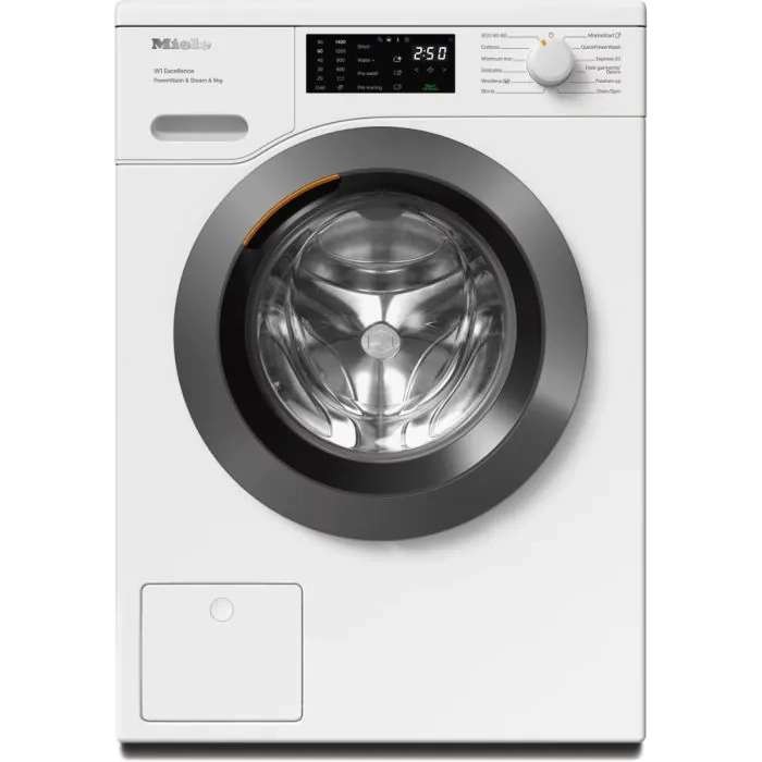 Nice Miele 9kg Washing Machine, WED385 WCS PWash & Steam, Lotus White