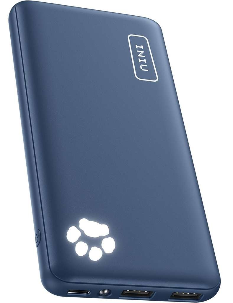 INIU Power Bank, 10000mAh Portable Charger, Blue (w/Voucher) SimpleLife LLC FBA