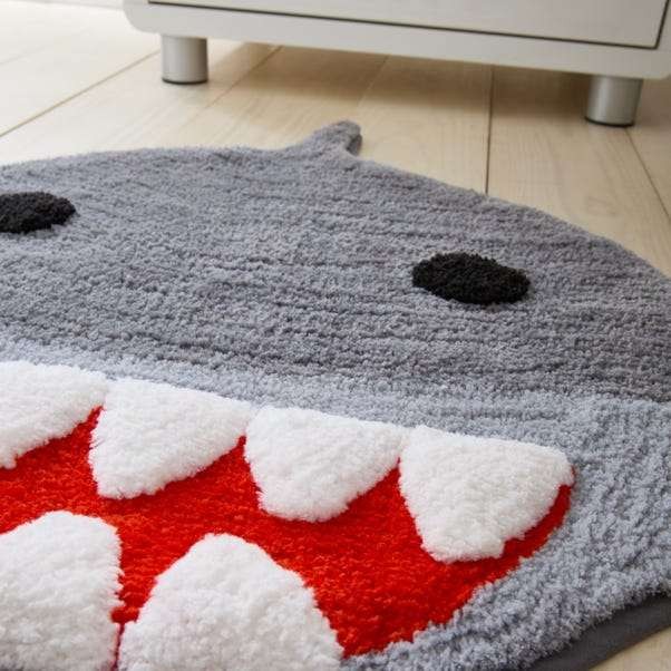 Shark Kids Rug (65 x 70cm) with free Click & Collect
