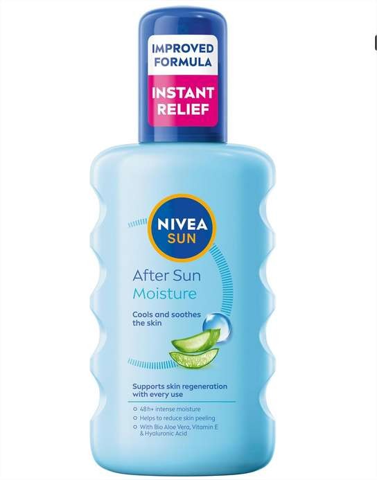 Nivea Sun After Sun Moisture Spray, 200ml. Handy for holidays