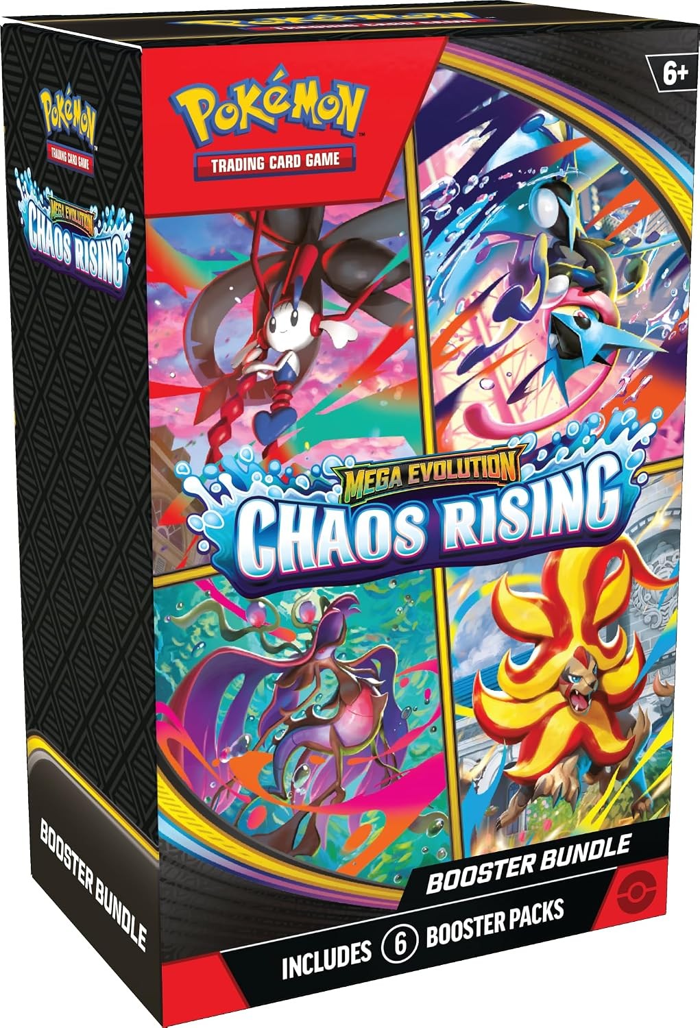 Pokémon TCG: Mega Evolution Chaos Rising Booster Bundle (6 Booster Packs)