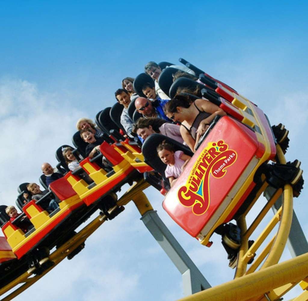 Gulliver's Theme Park Ticket for Adults or Children, Matlock Bath £11.25, Rother Valley £11.25, MK or Warrington £13.50 with code