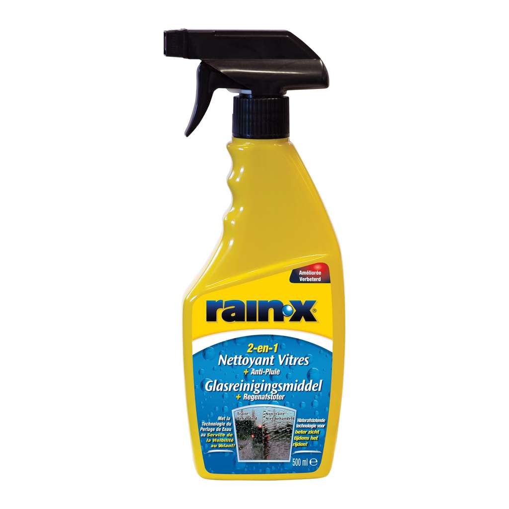 Rain-X 2-in-1 Glass Cleaner Plus Rain Repellent 500 ml, blue