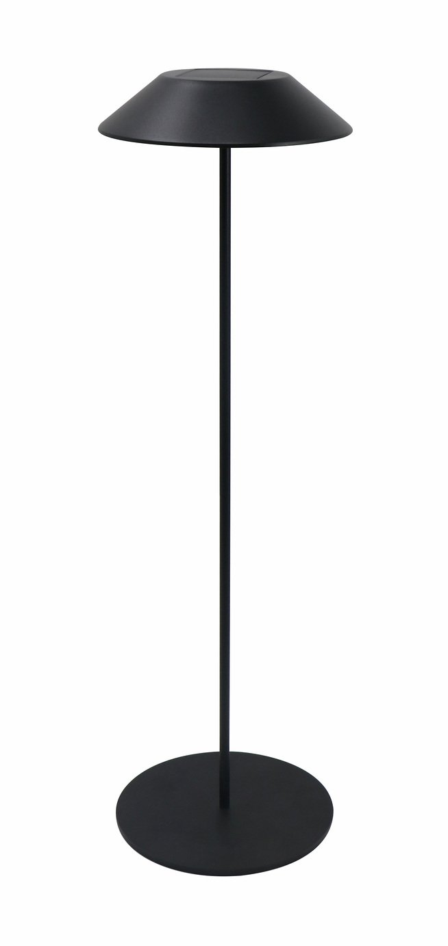 Habitat Metal Solar Light - Black