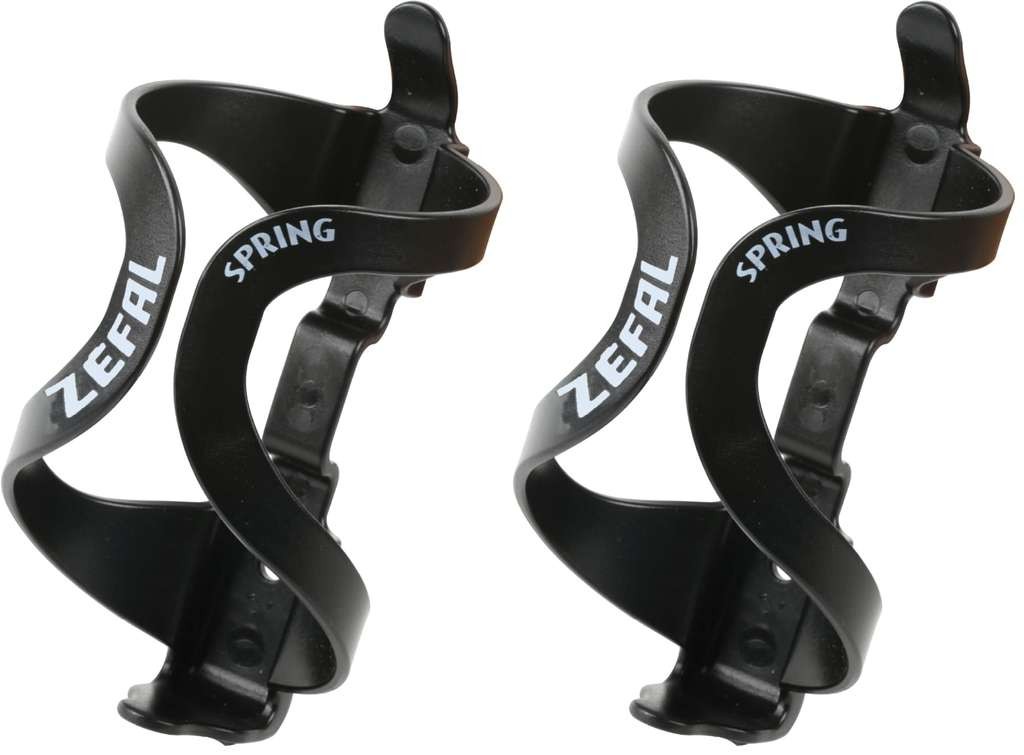 Handy Zefal Spring Bottle Cages, black two-pack (model 1215)