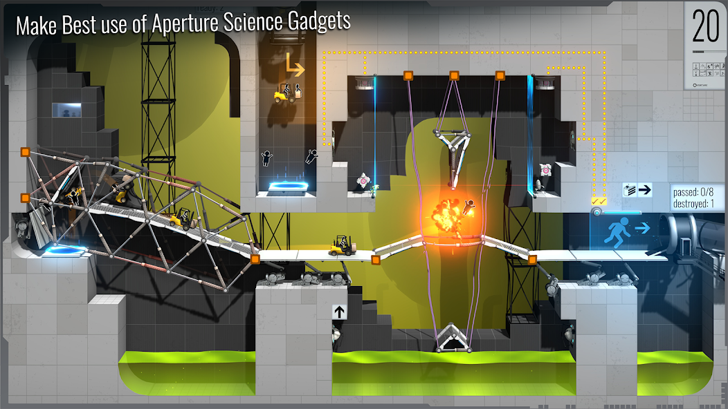 Bridge Constructor Portal - Android game