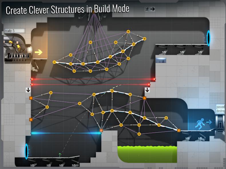 Bridge Constructor Portal - Android game