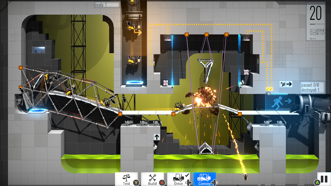 Bridge Constructor Portal - Android game
