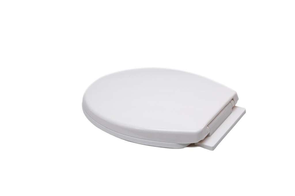 Requisite Needs Soft Close Toilet Seat, Simple Top Fixing, Adjustable Hinges, White