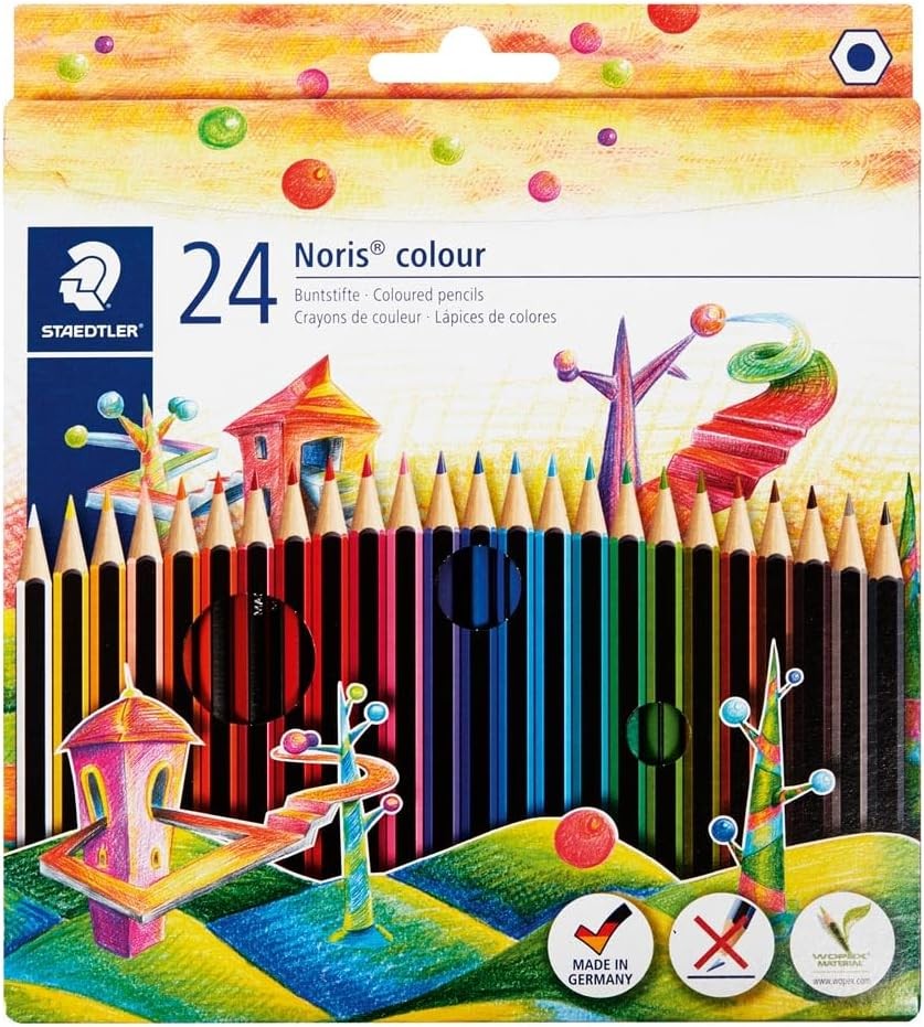 Staedtler Colored Pencils, Multicolor, Standard, Pack of 24x5