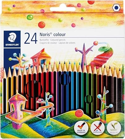 Staedtler Colored Pencils, Multicolor, Standard, Pack of 24x5