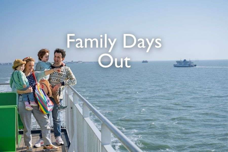 IOW foot passenger day return: under 5 free, 5-15 free with adult/senior (school hols)