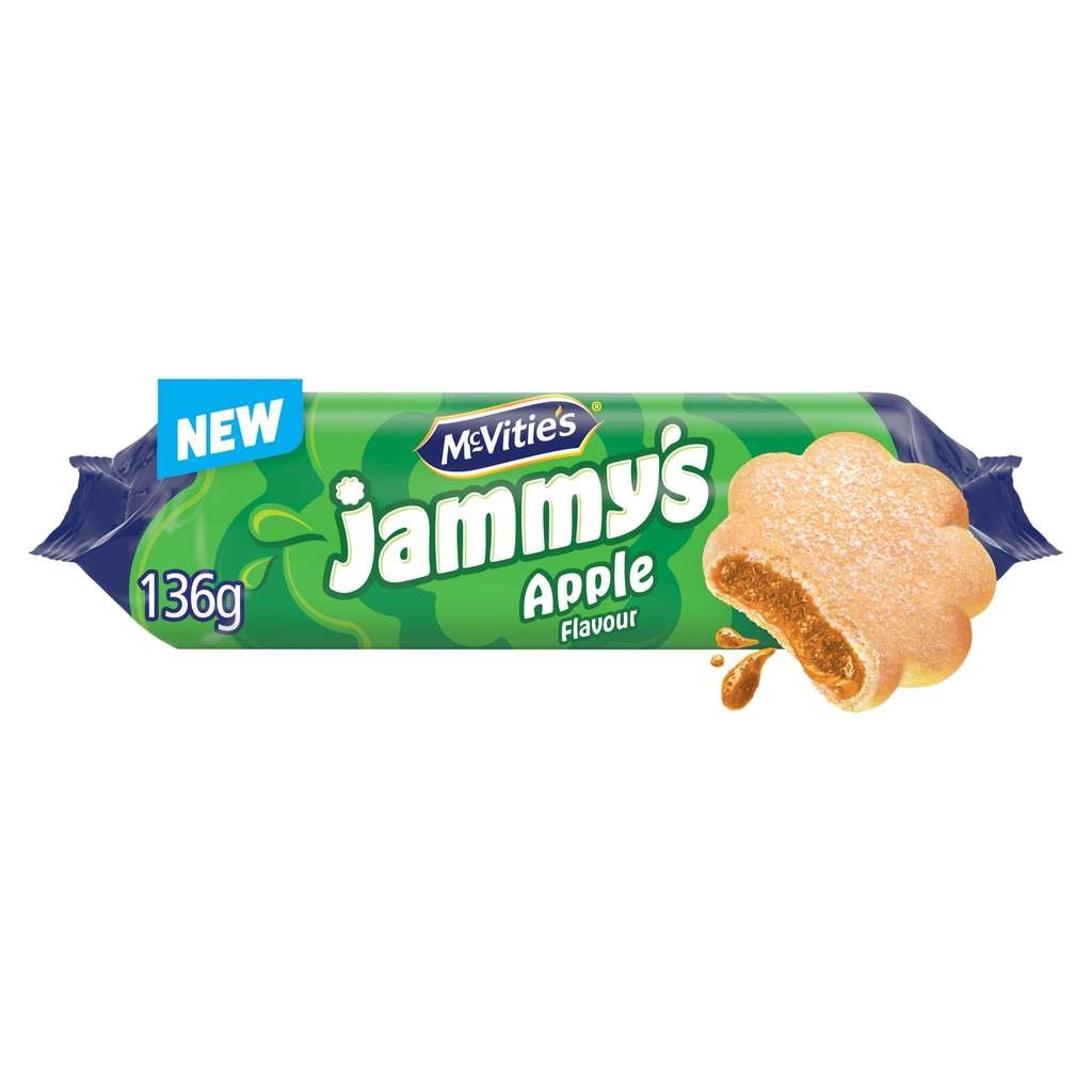 McVitie's Jammy's Apple / Raspberry Flavour Biscuit 136.5g