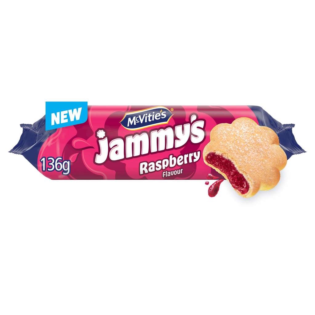 McVitie's Jammy's Apple / Raspberry Flavour Biscuit 136.5g