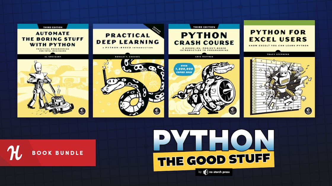 Humble Tech Book Bundle: Python: The Good Stuff by No Starch- 15 ebooks