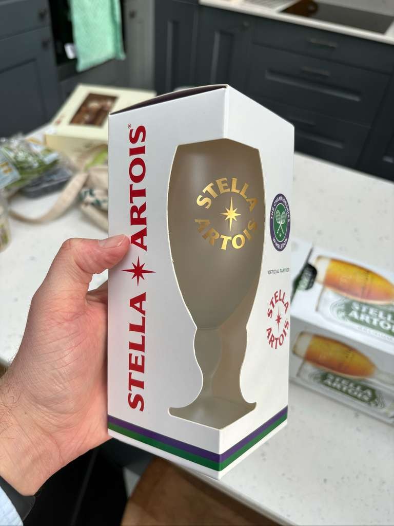 Stella Artois Unfiltered 10x440ml 5% + Free Half Pint Glass at Clifton store