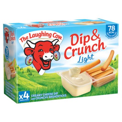 The Laughing Cow Dip & Crunch Light 4 x 35g, 140g