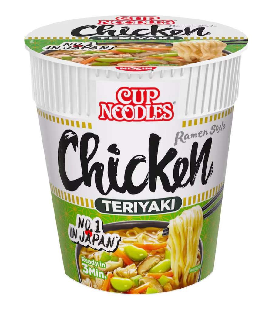 Nissin Cup Noodles Instant Ramen Pots (Japanese Seafood, Chicken Teriyaki, Katsu Curry) Clubcard price