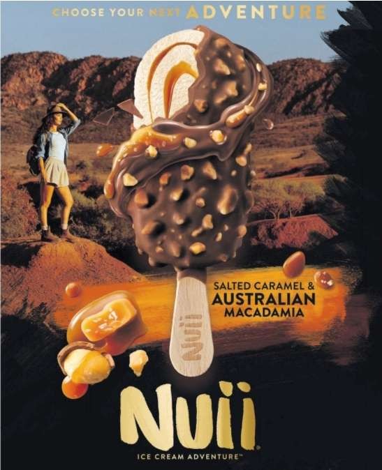 Free Nuii ice cream (single pack) with today's Metro newspaper, voucher needed