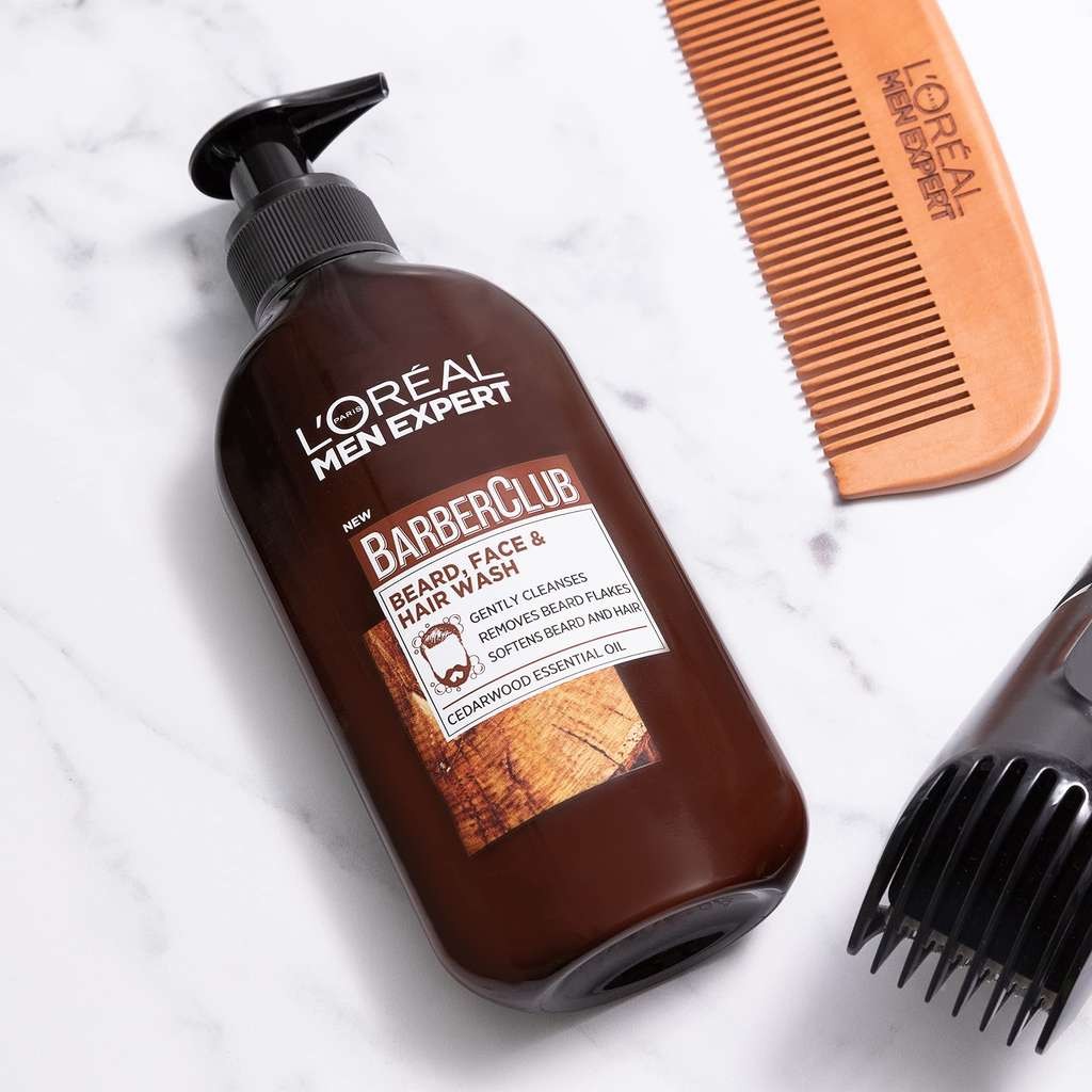 L'Oreal Men Expert Barber Club 3-in-1 Beard, Hair & Face Wash (2x 200ml) £8.79 (£7.85 S&S)