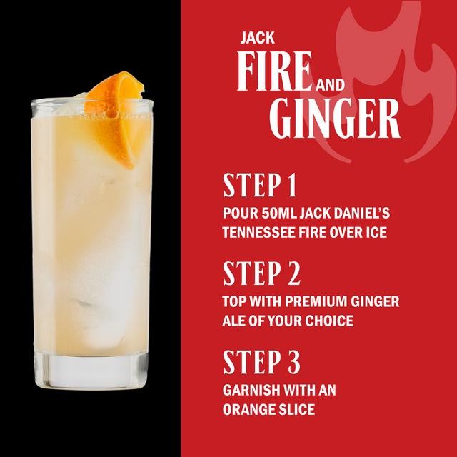 Jack Daniel's Tennessee Fire Cinnamon Whiskey 70cl