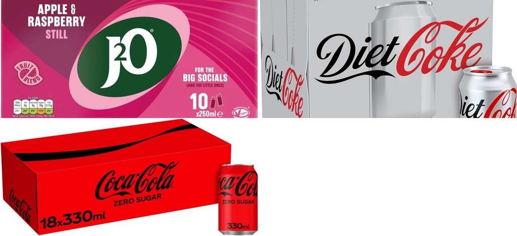 Pepsi, Irn Bru, Tango, 7Up 24 x 330ml or Coke Zero, Diet 18 x 330ml, 2 for £10 at Morrisons