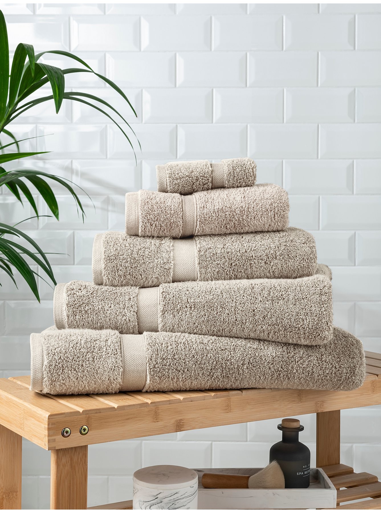 Stone Super Soft Towel and Bath Mat Range
