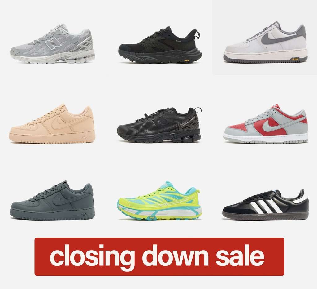 Trainers for £25 including HOKA, Nike, Adidas, Salomon, New Balance, Free Delivery via App with Code