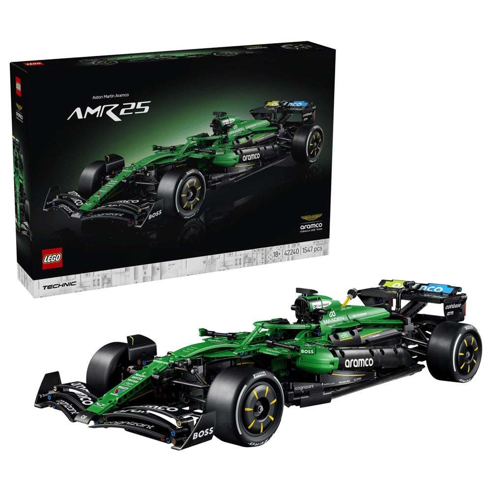 LEGO Technic 42240 Aston Martin Aramco AMR25 F1 Car