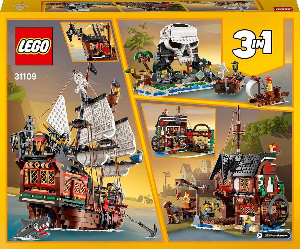 LEGO Creator 3 in 1 Pirate Ship, set 31109