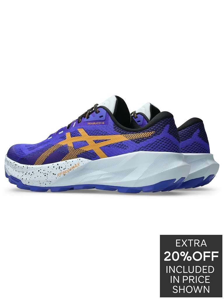 Asics Men's Running Trabuco 14 Trainers, Blue, Sizes 6 - 9