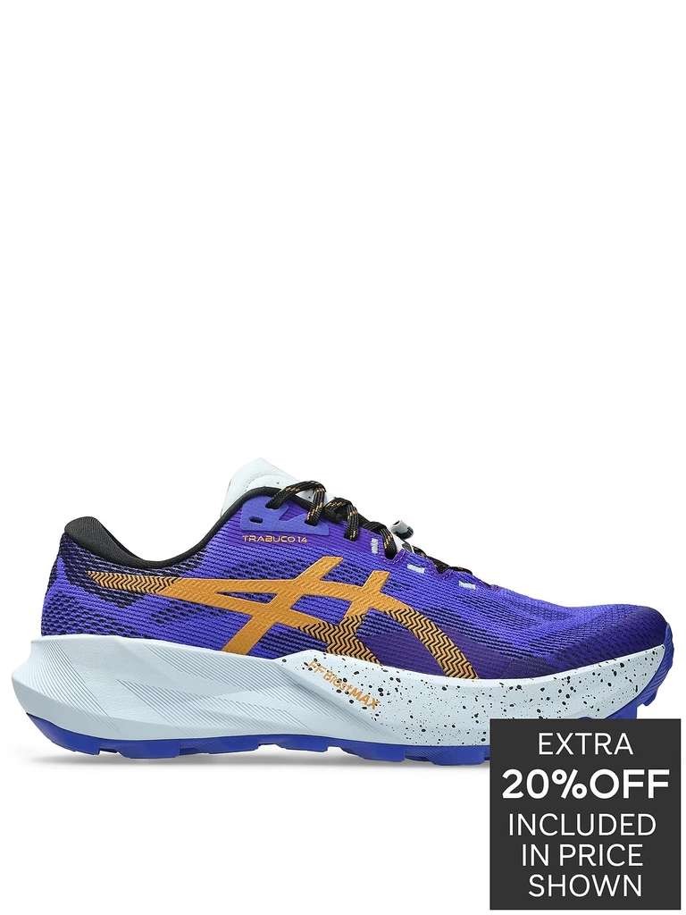 Asics Men's Running Trabuco 14 Trainers, Blue, Sizes 6 - 9