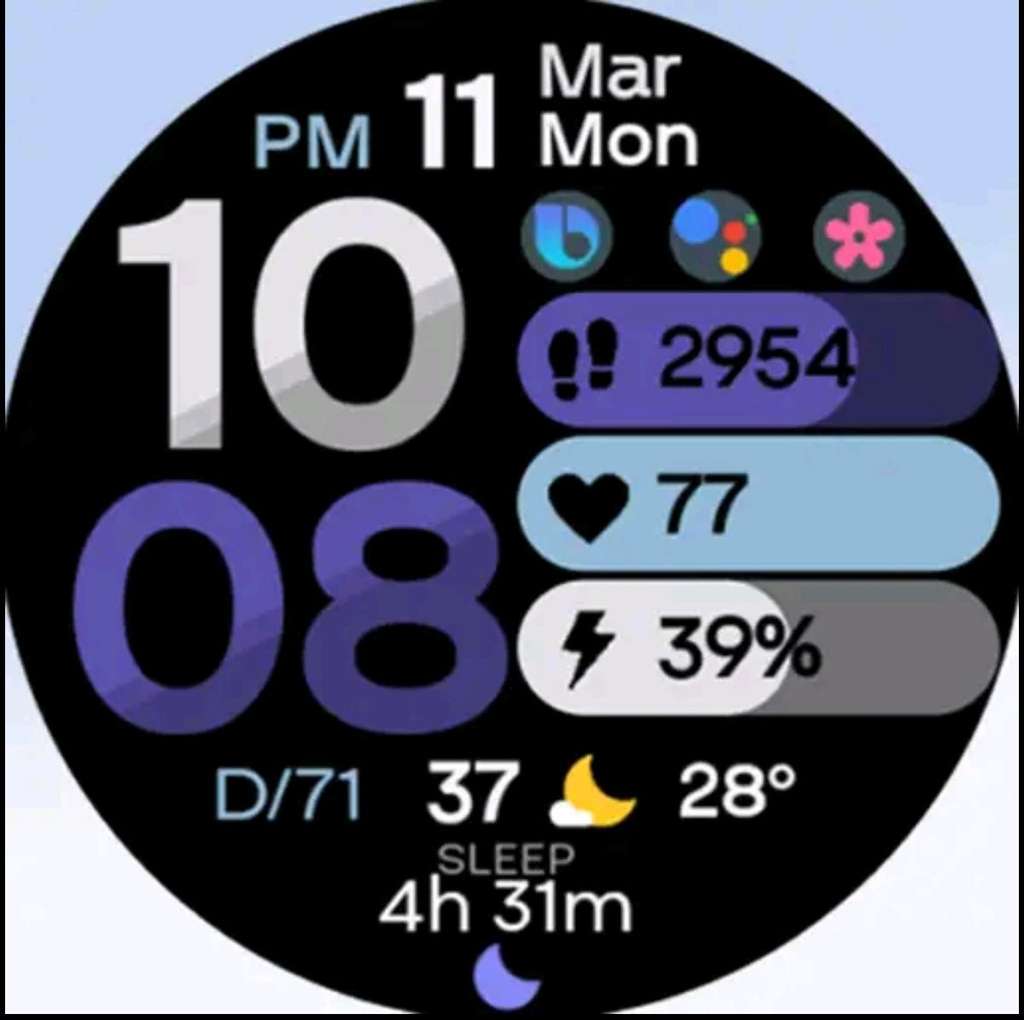 New Rens Watchface81 – looks sharp on Wear OS