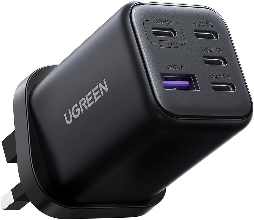 UGREEN 45W USB C Charger 5 Port GaN Fast Wall Plug Compact Power Adapter