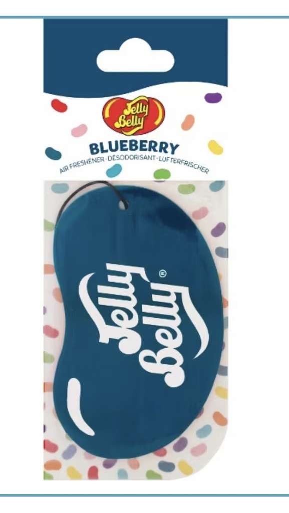 Jelly Belly Blueberry car air freshener, free Click & Collect is handy