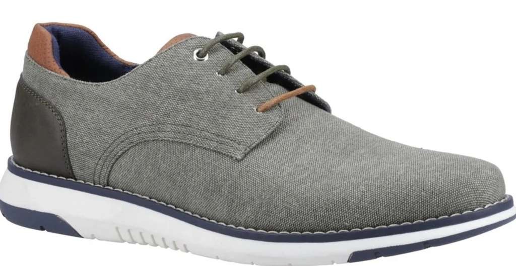 Hush Puppies Men's Khaki Bruce Lace Up Shoes, Sizes 6-12