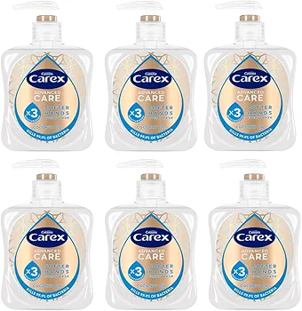 Carex Advanced Care Moisturising Antibacterial Hand Wash - pack of 6