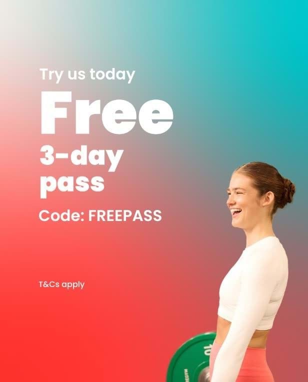 Free 3 day pass