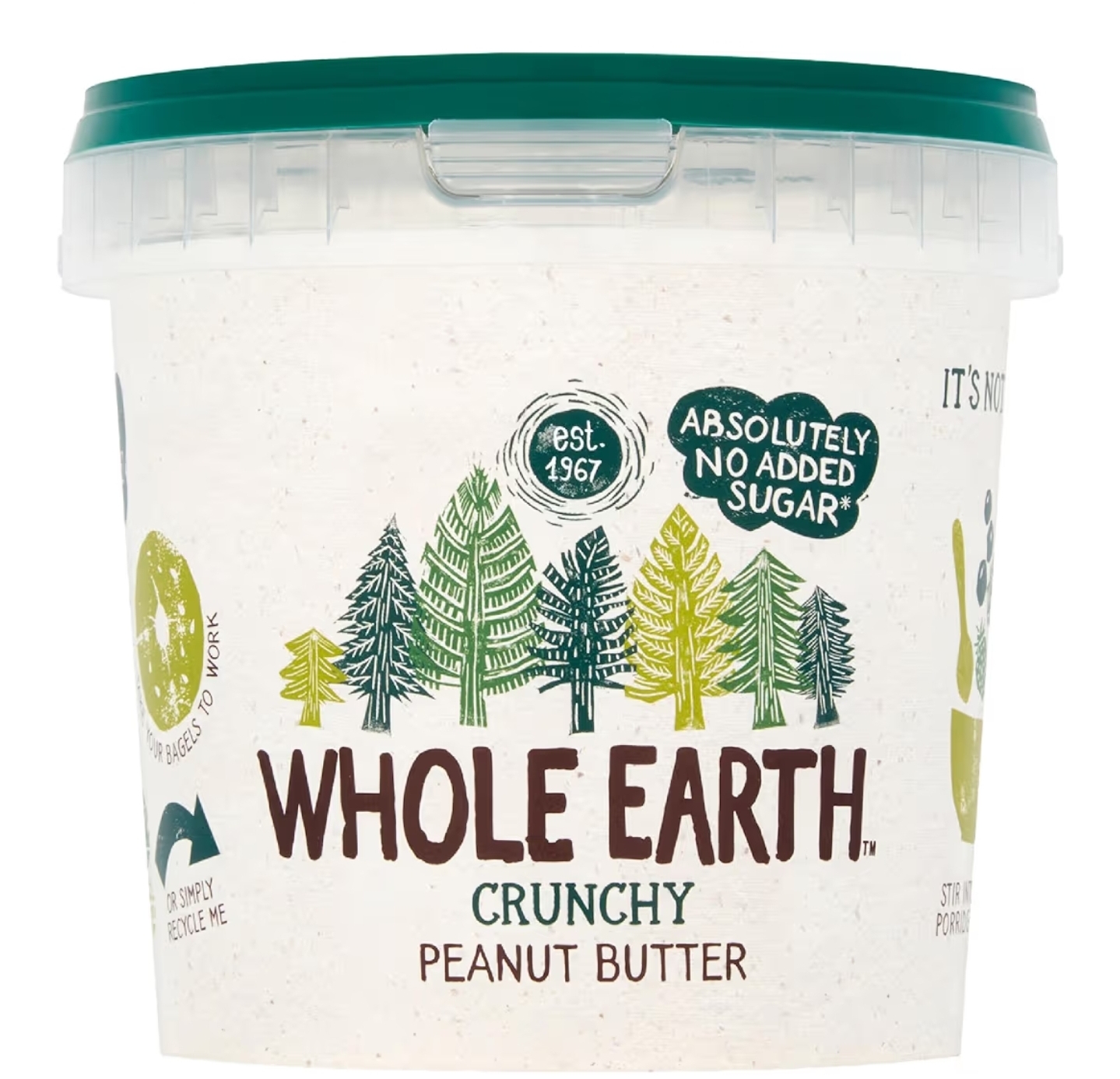 Whole Earth Crunchy Peanut Butter 1 kg
