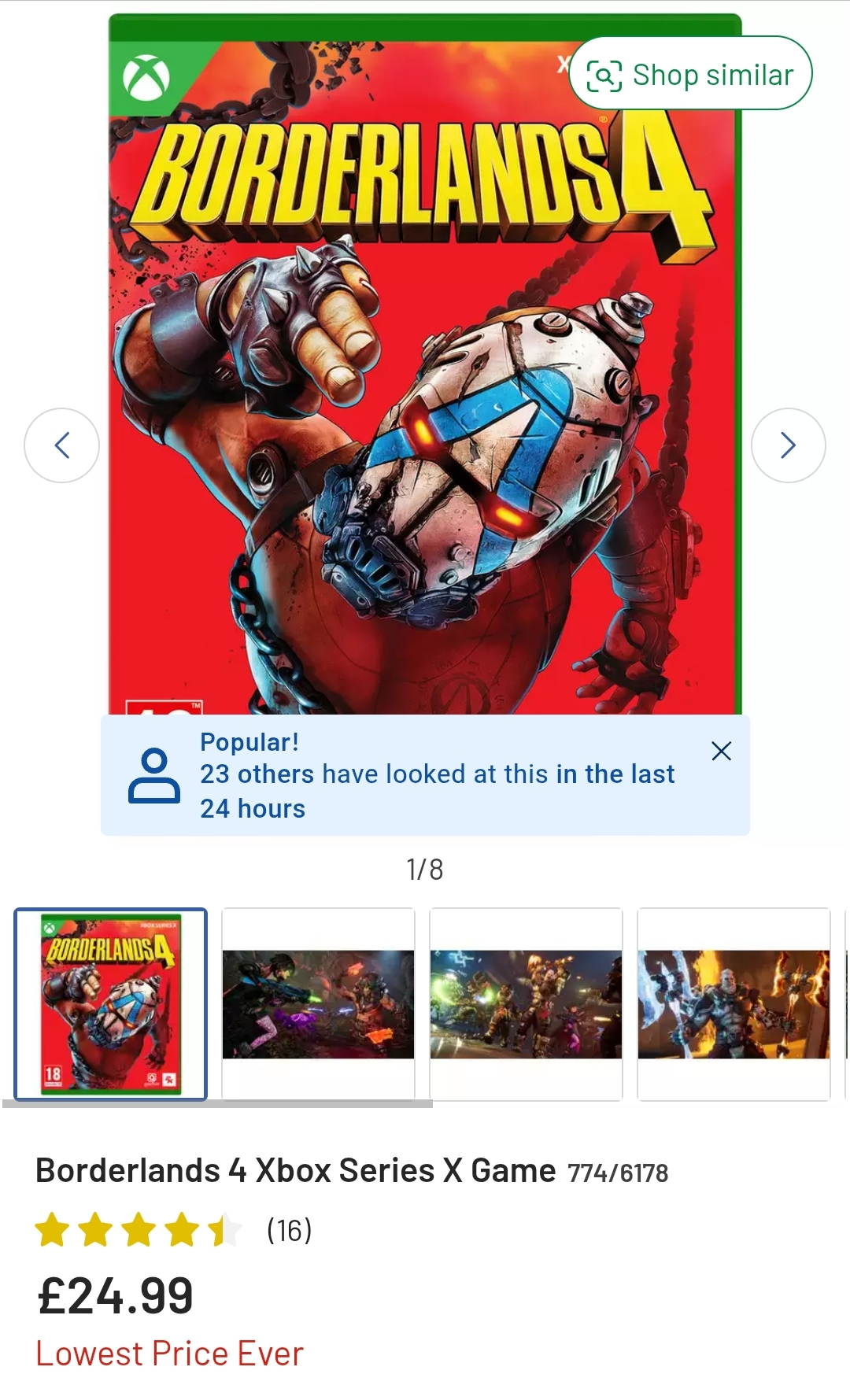 Borderlands 4 Xbox Series X/PS5