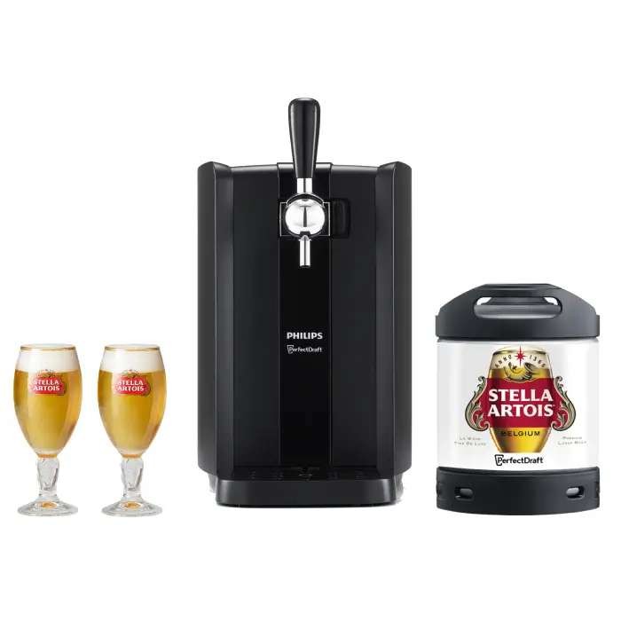 PerfectDraft Black at-home beer dispenser, starter bundles
