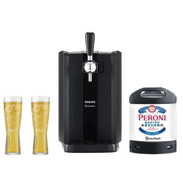 PerfectDraft Black at-home beer dispenser, starter bundles