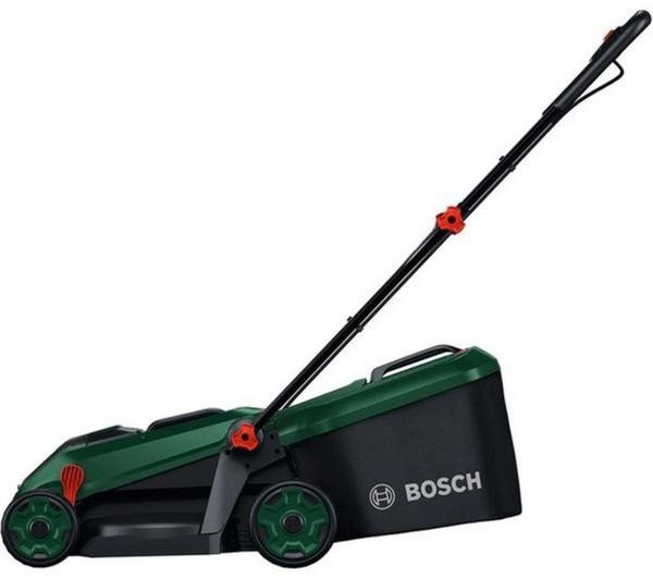 Bosch Rotak 18V-34 Cordless Rotary Lawn Mower, Green and Black