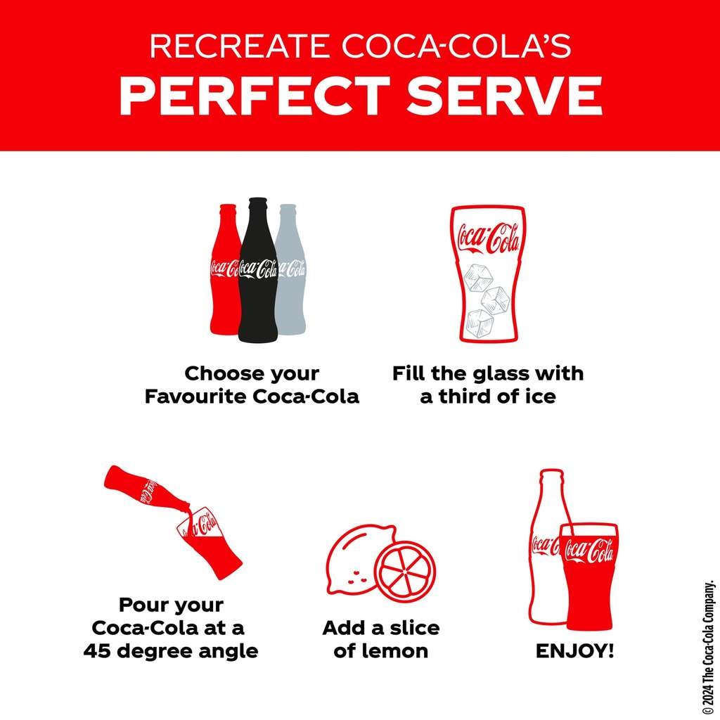 Coca-Cola Zero Sugar cans, 24x330ml, £5.95 (£5.60 S&S)