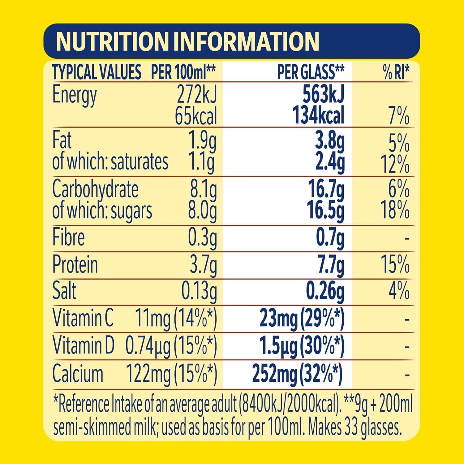 Nesquik Chocolate Milkshake Powder 300g Tub
