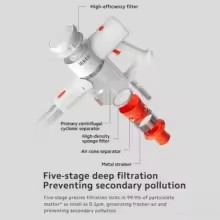 Xiaomi Vacuum Cleaner G20 Lite, Mijia Wireless Hand-Held, Strong Suction, Long Battery Life, Searchlight Dust Removal, Mite Suction
