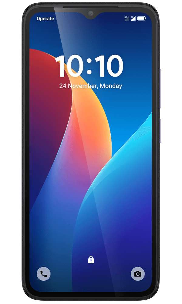 TCL K70 SE 4G Phone (64GB/4GB, 90Hz, Indigo Black) £45 + £10 Top Up