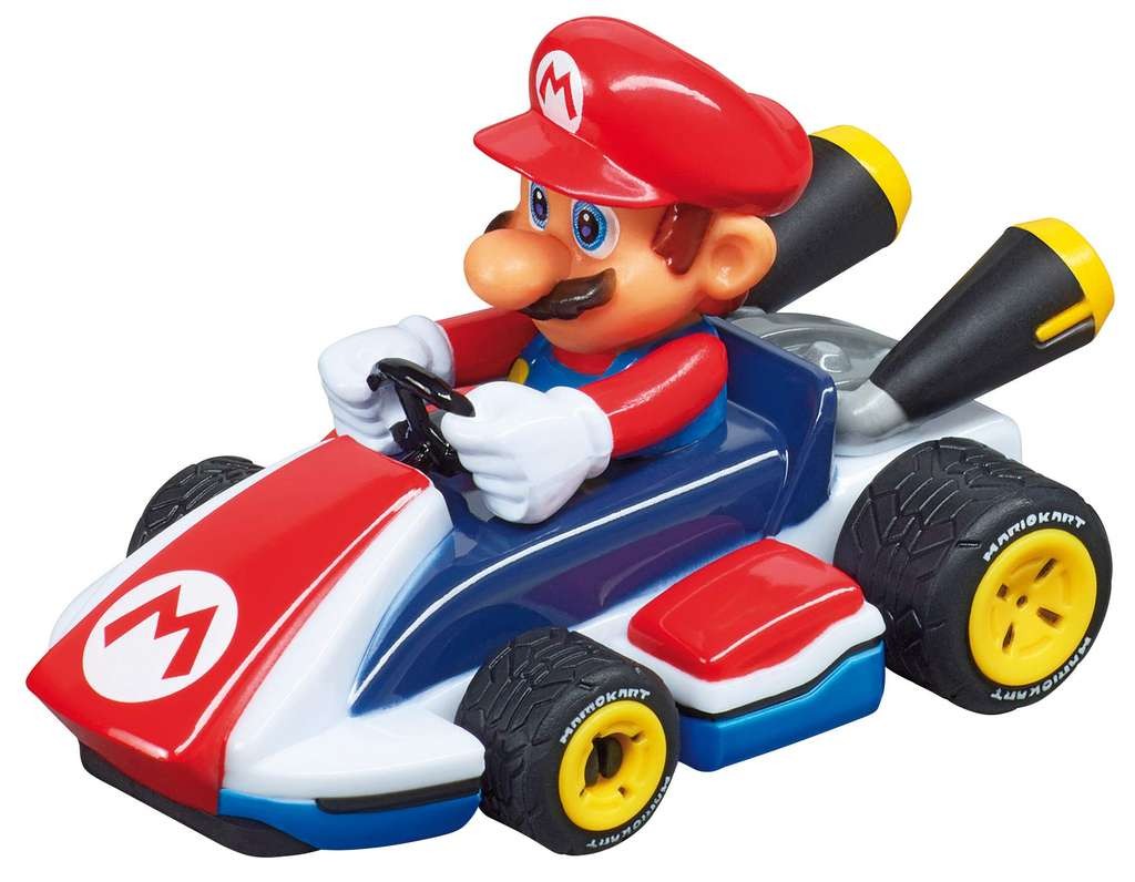 Carrera FIRST Nintendo Mario Kart Slot Car Racing Set, looks fun